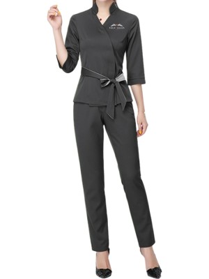 Wrap Style Workwear Set 